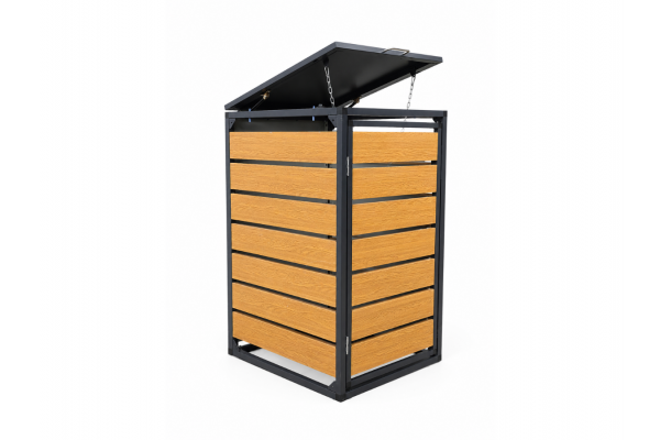 ZABUDOWA ŚMIETNIKOWA 1x240L kolor DREWNO